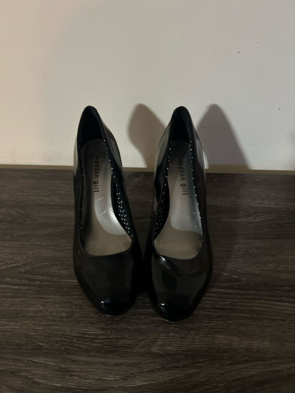Madden Girl Black Patent Pumps
